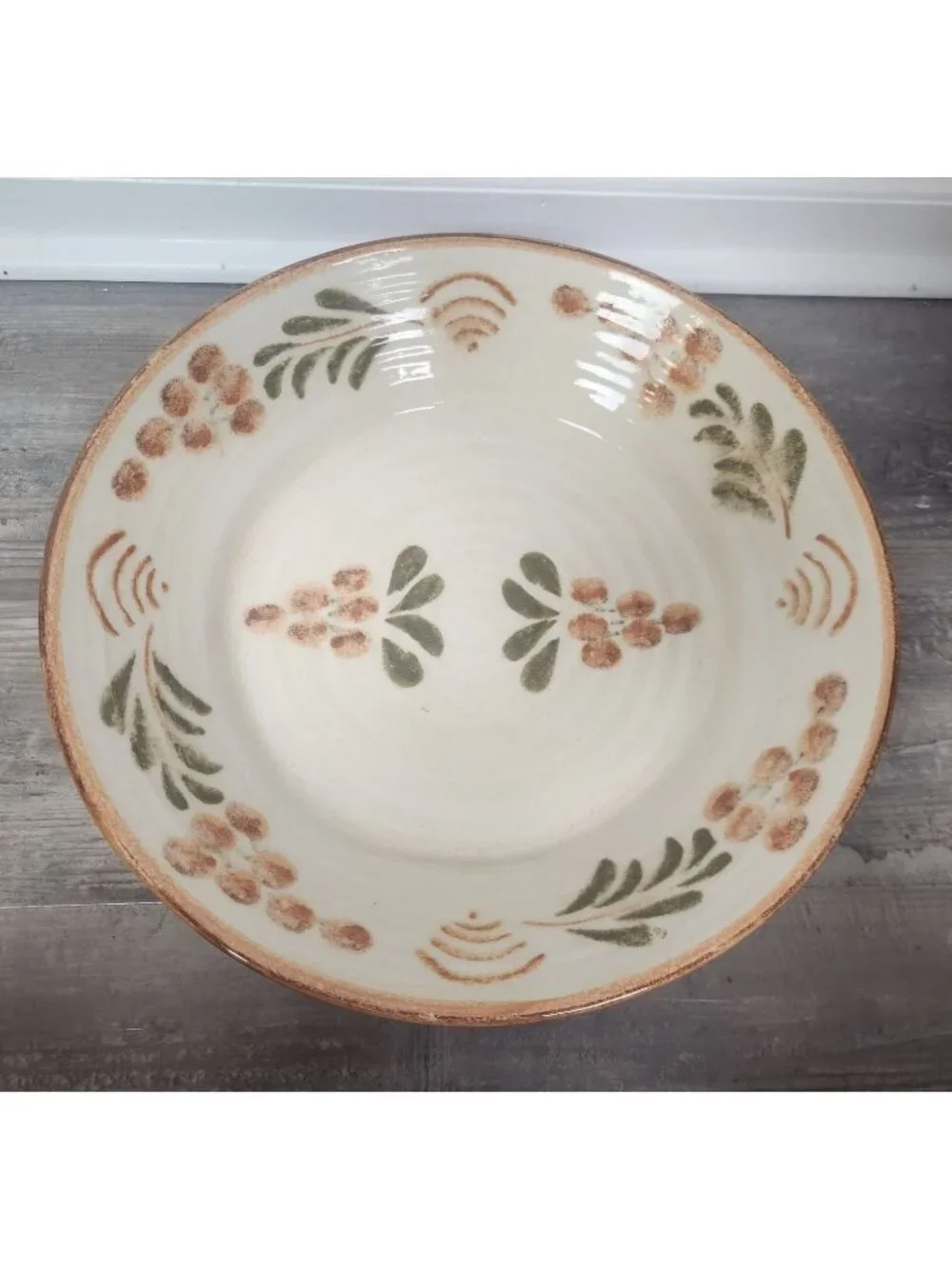 Williams Sonoma Painted By Ceramiche Arianna Ceramic Serving Bowl